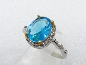 色石　指輪(16号)